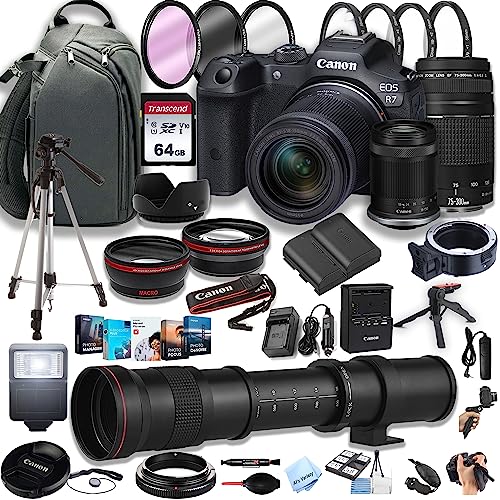 Capture Your Moments with Canon EOS R7 Mirrorless Camera Bundle