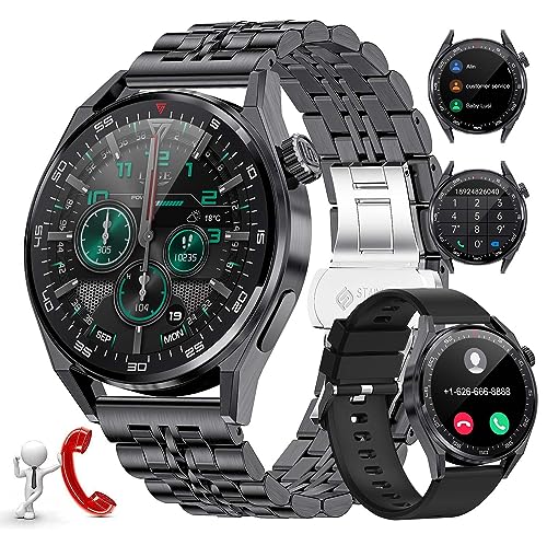 Ultimate Men’s Smartwatch: Answer Calls, HD Touchscreen, 100 Sports Modes, Waterproof