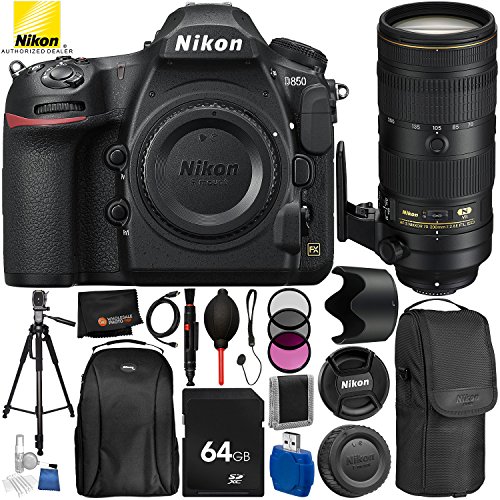 Capture Moments: Nikon D850 Camera + AF-S 70-200mm Lens – 12PC Bundle