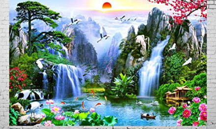 Enchanting Fairyland Lake Backdrop: Dreamy Landscape for Portrait Photos