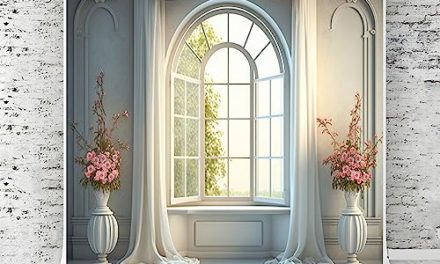 Stunning 10x10ft Retro Wedding Photo Backdrop