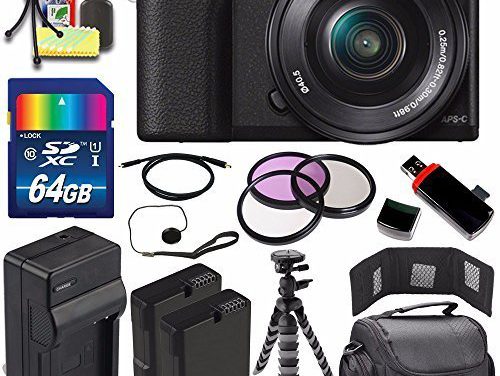 Capture Memories: Sony a5100 Mirrorless Camera + Extras