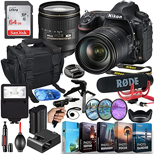 Upgrade Your Video Gear: Nikon D850 DSLR Camera Bundle with Accessories