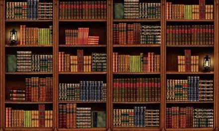 Vintage Bookshelf Backdrop for Online Class and Portrait Photography