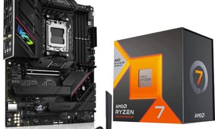 Ultimate Gaming Power: Micro Center Ryzen 7 7800X3D Processor & ASUS ROG Strix B650E-F Motherboard